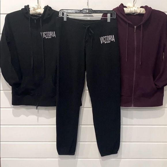 Victoria Sport VSX Sport LOT of 2 VSX Hoodie Sweatshirts & Joggers Matching Set - Picture 5 of 13